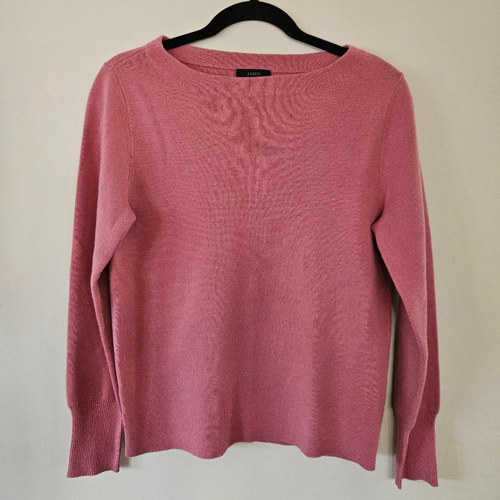 J. Crew Merino Wool/Cotton Knit Top, Women's Small